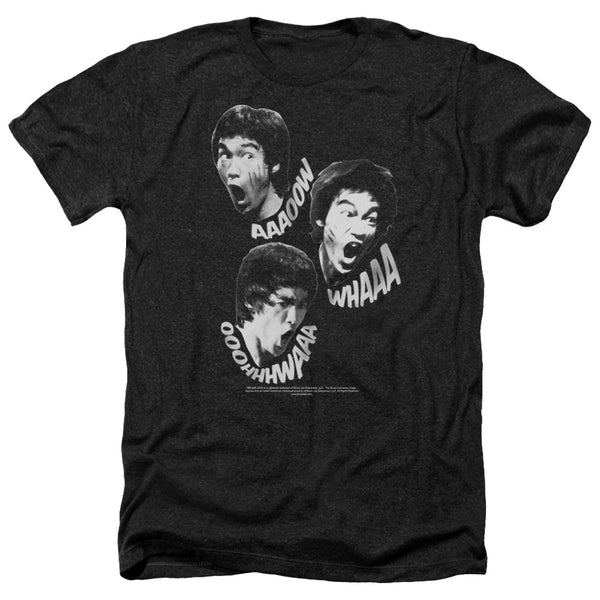 Bruce Lee - Sounds Of The Dragon Adult Regular Fit Heather Short Sleeve