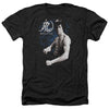 Bruce Lee - Dragon Stance Adult Regular Fit Heather Short Sleeve