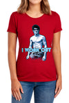 Bruce Lee - Lee Works Out Women's Short Sleeve