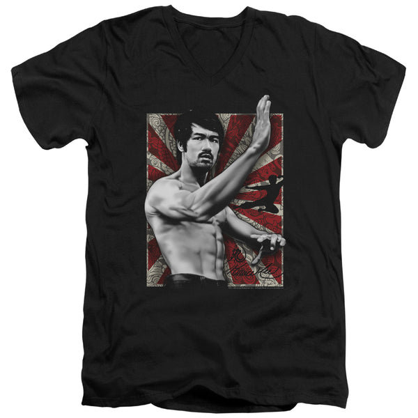 Bruce Lee - Concentrate Adult Slim Fit V Neck Cotton