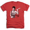 Bruce Lee - Nunchucks Adult Regular Fit Heather Short Sleeve