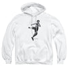 Bruce Lee - Flying Kick Adult Pullover Hoodie