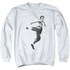 Bruce Lee - Flying Kick Adult Crewneck Sweatshirt