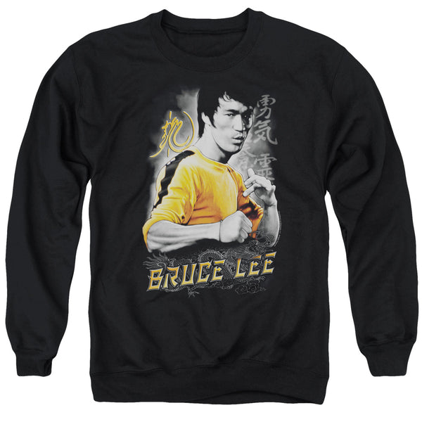 Bruce Lee - Yellow Dragon Adult Crewneck Sweatshirt