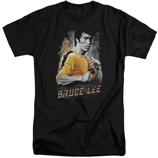 Bruce Lee - Yellow Dragon Adult Tall Fit Short Sleeve