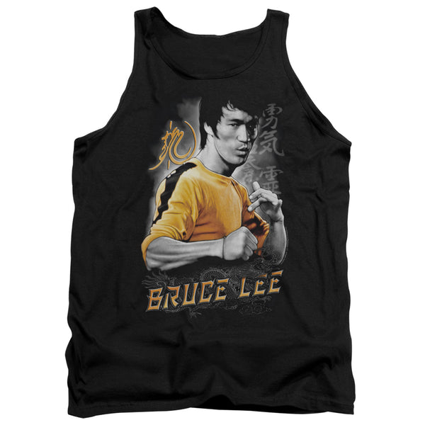 Bruce Lee - Yellow Dragon Adult Tank Top