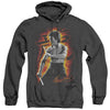 Bruce Lee - Dragon Fire Adult Heather Hoodie