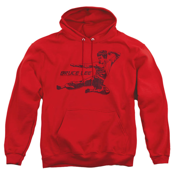 Bruce Lee - Line Kick Adult Pullover Hoodie