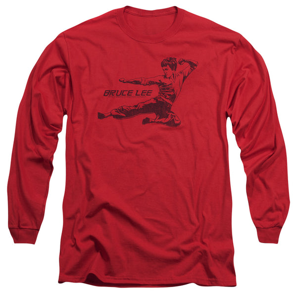 Bruce Lee - Line Kick Adult Long Sleeve
