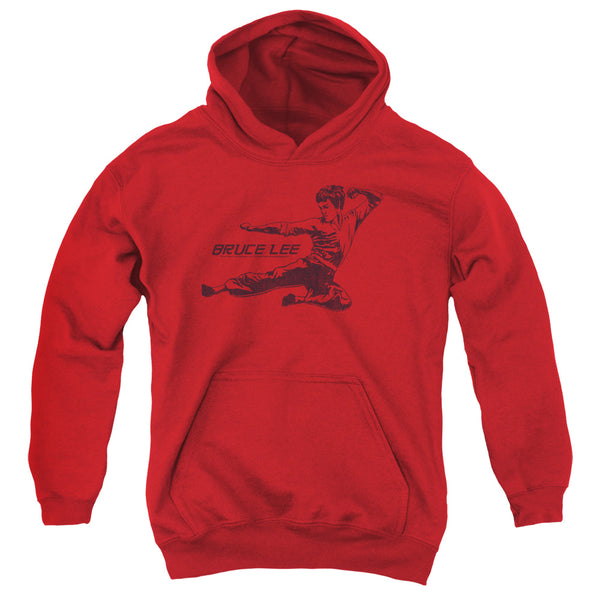 Bruce Lee - Line Kick Youth Hooded Sweatshirt
