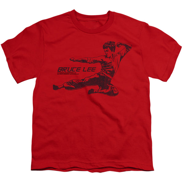 Bruce Lee - Line Kick Youth Short Sleeve
