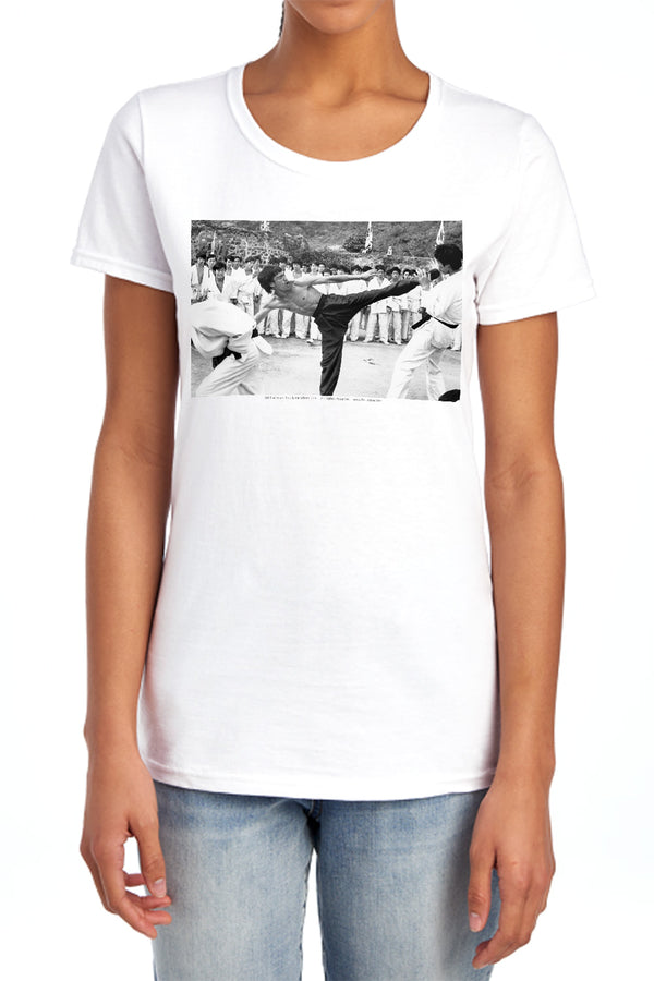 Bruce Lee - Kick To The Head Women's Short Sleeve