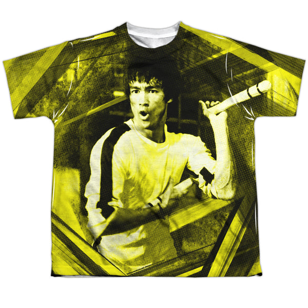 Bruce Lee - Stripes Youth Short Sleeve 100% Poly