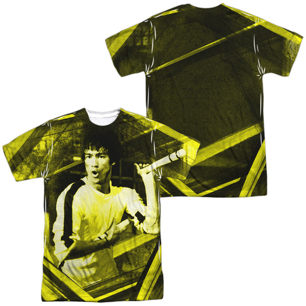 Bruce Lee - Stripes Adult Regular Fit Short Sleeve 100% Poly