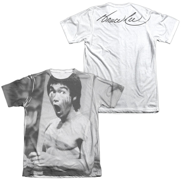 Bruce Lee - Classic Lee (Front - Back Print) Adult Regular Fit Short Sleeve 65 - 35 Poly - Cotton