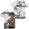 Bruce Lee - Battle Ready (Front - Back Print) Adult Regular Fit Short Sleeve 100% Poly