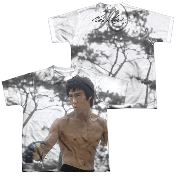 Bruce Lee - Battle Ready (Front - Back Print) Youth Short Sleeve 100% Poly