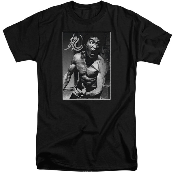 Bruce Lee - Focused Rage Adult Tall Fit Short Sleeve