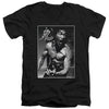 Bruce Lee - Focused Rage Adult Slim Fit V Neck Cotton