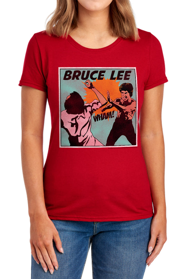 Bruce Lee - Comic Panel Women's Short Sleeve