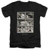 Bruce Lee - Snap Shots Adult Slim Fit V Neck Cotton