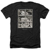 Bruce Lee - Snap Shots Adult Regular Fit Heather Short Sleeve