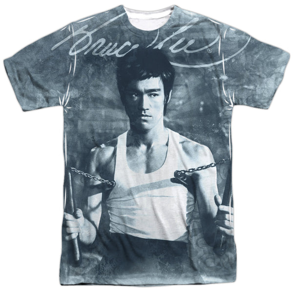 Bruce Lee - Nunchucks Adult Regular Fit Short Sleeve 100% Poly