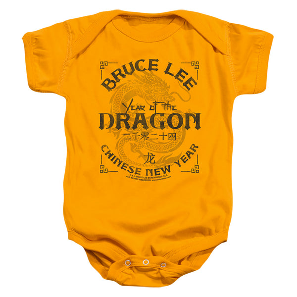 Bruce Lee - Text Year Of The Dragon Infant Snapsuit