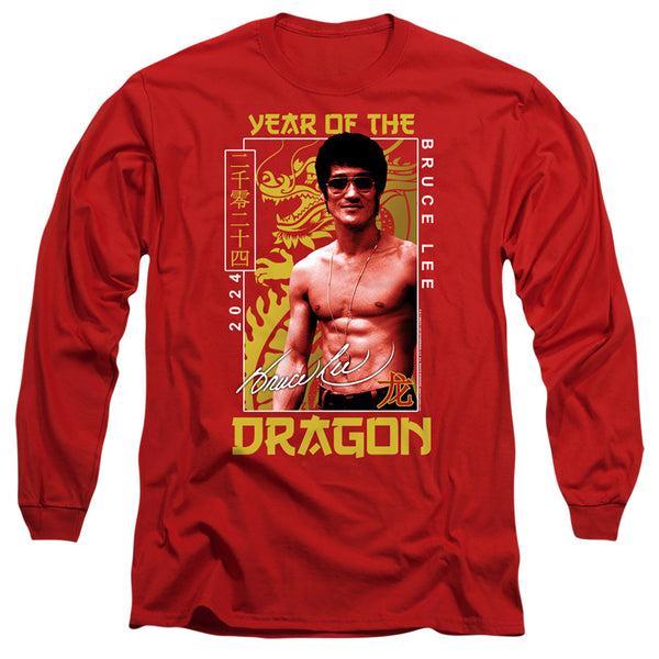 Bruce Lee - Framed Year Of The Dragon Adult Long Sleeve