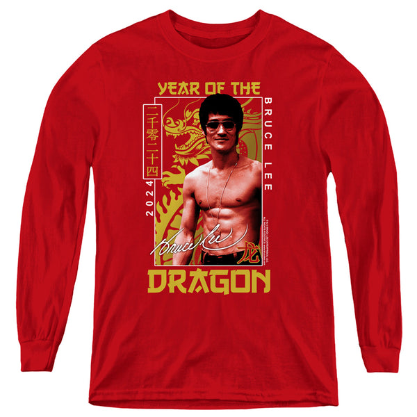 Bruce Lee - Framed Year Of The Dragon L - S Youth