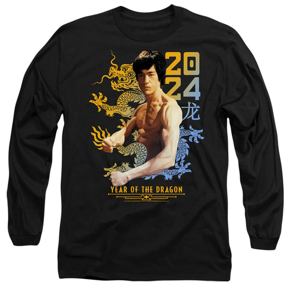 Bruce Lee - Two Tone Year Of The Dragon Adult Long Sleeve