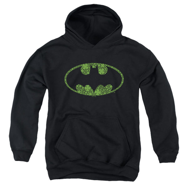 Batman - St. Patrick's Day Shamrock Logo Youth Hooded Sweatshirt