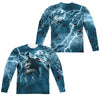 Batman - Stormy Knight (Front - Back Print) L - S Adult Poly Crew