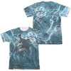 Batman - Stormy Knight (Front - Back Print) Adult Regular Fit Short Sleeve 65 - 35 Poly - Cotton