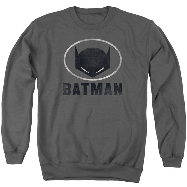 Batman - Mask In Oval Adult Crewneck Sweatshirt