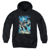Batman - Stormy Dark Knight Youth Hooded Sweatshirt