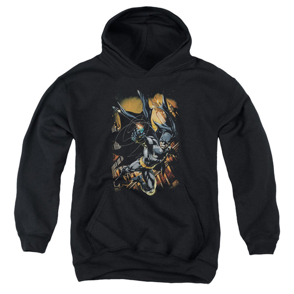 Batman - Grapple Fire Youth Hooded Sweatshirt