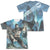 Batman - Rainy Rooftop (Front - Back Print) Adult Regular Fit Short Sleeve 65 - 35 Poly - Cotton
