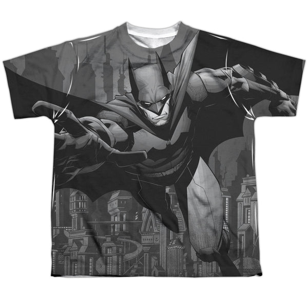 Batman - Grey Race Youth Short Sleeve 100% Poly