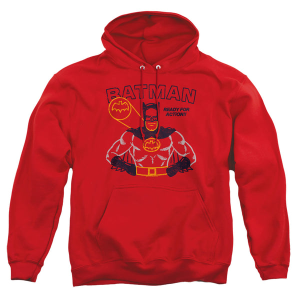 Batman - Ready For Action Adult Pullover Hoodie