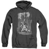 Batman - Sketchy Shadows Adult Heather Hoodie
