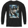 Batman - Fighting The Storm L - S Youth