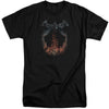 Batman - Smoke & Fire Adult Tall Fit Short Sleeve