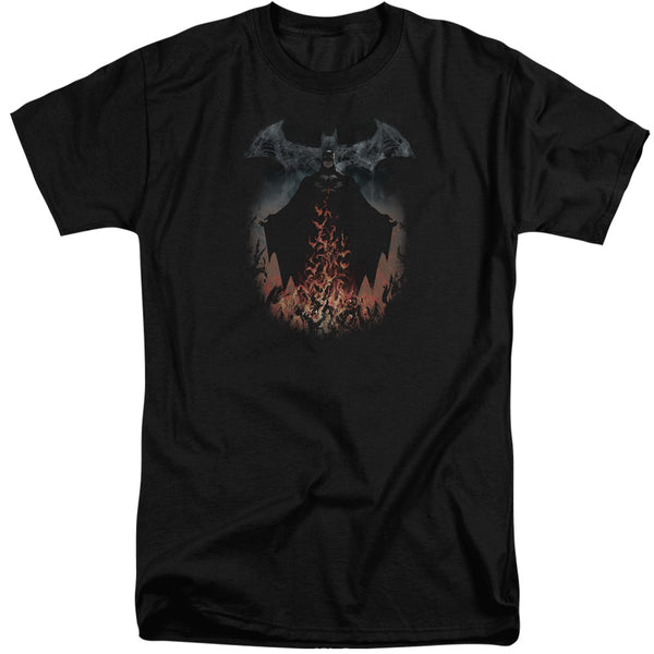 Batman - Smoke & Fire Adult Tall Fit Short Sleeve