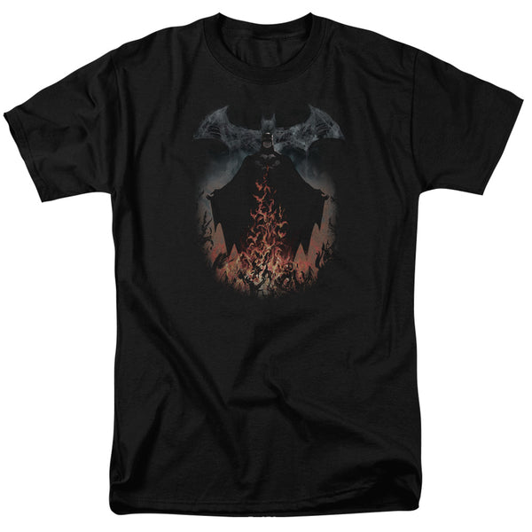 Batman - Smoke & Fire Adult Regular Fit Short Sleeve