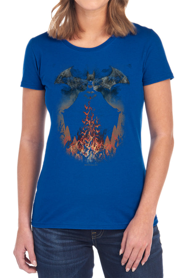 Batman - Smoke & Fire Women's Short Sleeve