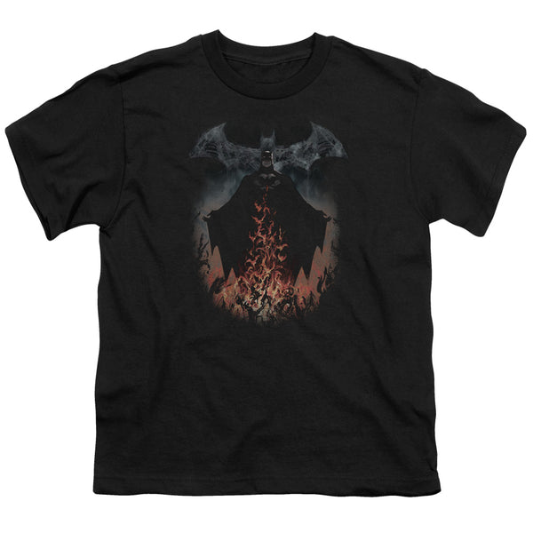 Batman - Smoke & Fire Youth Short Sleeve