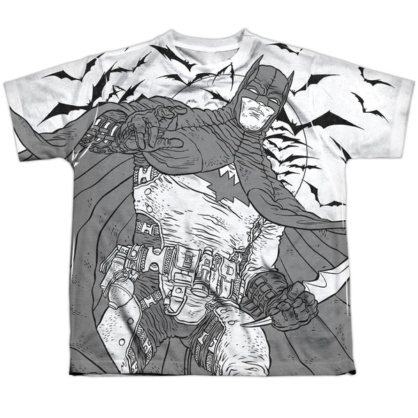 Batman - Liney Sub Youth Short Sleeve 100% Poly