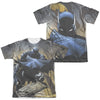Batman - In Shadow (Front - Back Print) Adult Regular Fit Short Sleeve 65 - 35 Poly - Cotton