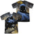 Batman - In Shadow (Front - Back Print) Adult Regular Fit Short Sleeve 100% Poly